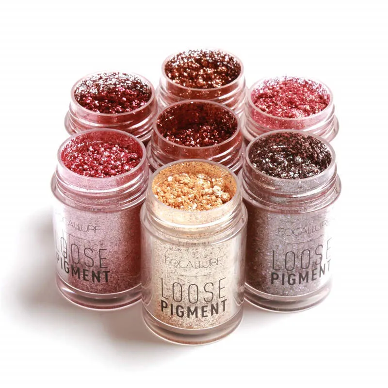 18 Colors Glitter Eyeshadow Powder Waterproof Loose Shimmer  Pigment