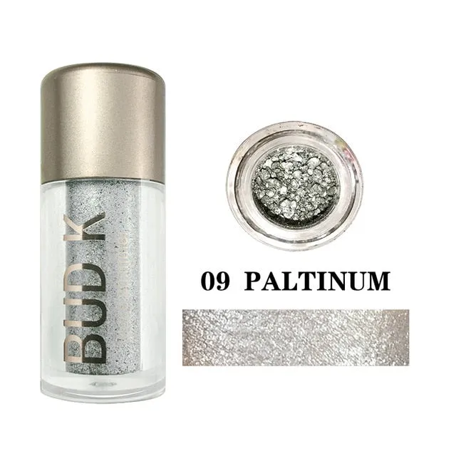 18 Colors Glitter Eyeshadow Powder Waterproof Loose Shimmer  Pigment