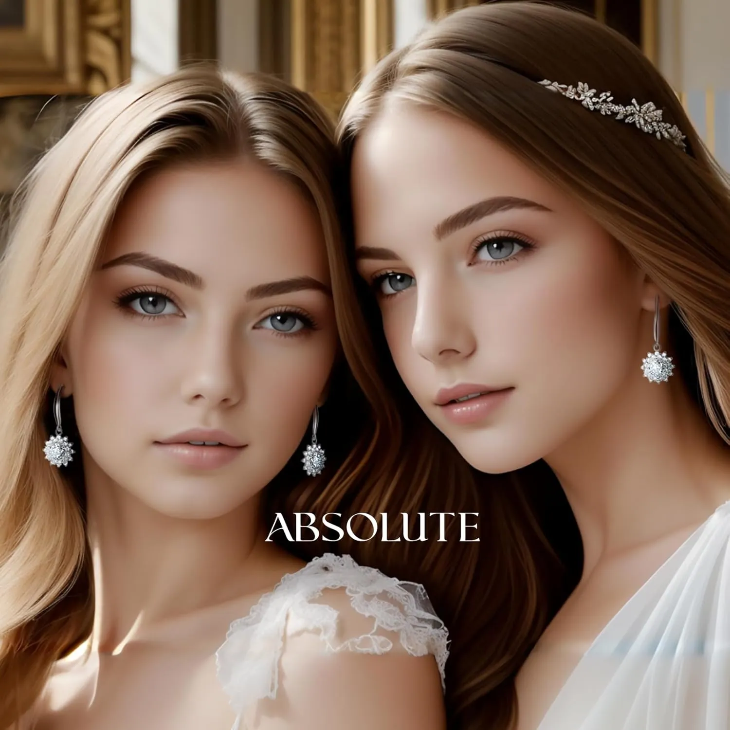 2 Carat Moissanite Stud Earrings for Women 2Ct with Certificate S925 Sterling Silver Earring Mother's Day Gift for Mom Mother Daughter