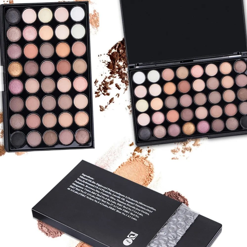 40 Colors Nude Mineral Matte Eyeshadow Palette