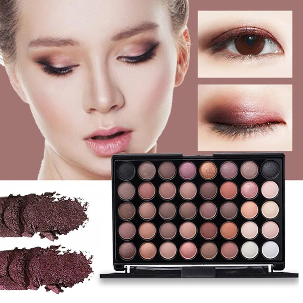 40 Colors Nude Mineral Matte Eyeshadow Palette