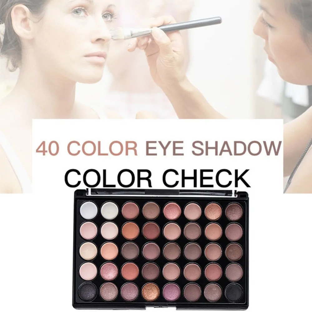 40 Colors Nude Mineral Matte Eyeshadow Palette