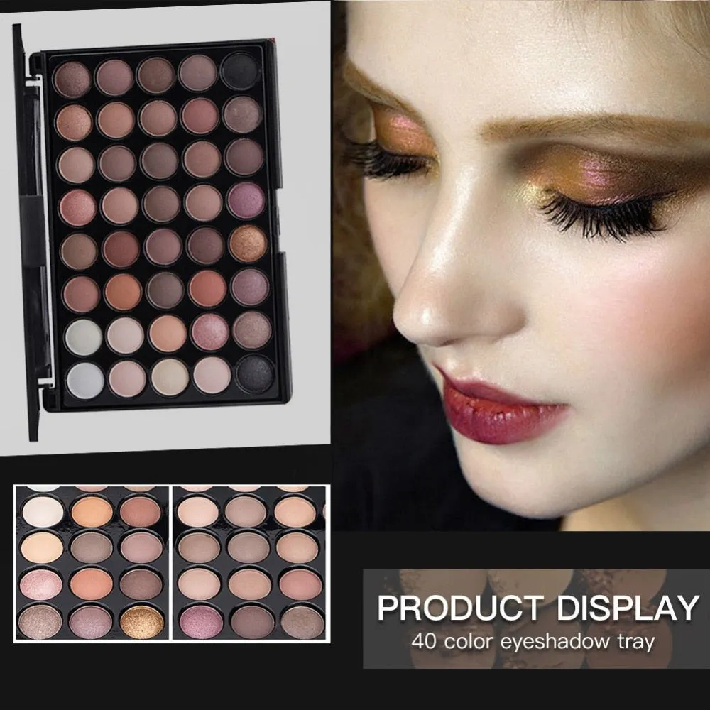 40 Colors Nude Mineral Matte Eyeshadow Palette