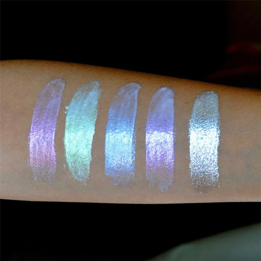5 Colors Makeup Glitter 1Box Multifunctional Highlight Powder Eyeshadow