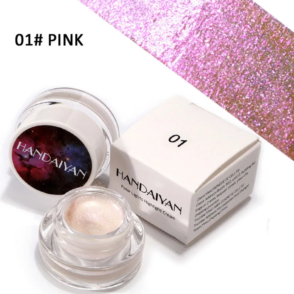 5 Colors Makeup Glitter 1Box Multifunctional Highlight Powder Eyeshadow