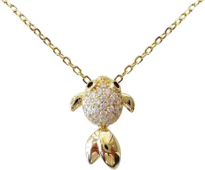 925 Sterling Silver Mermaid Tail Zirconia Pendant Necklace for Women Fashion Jewelry Gifts WK99044, 16"-18"