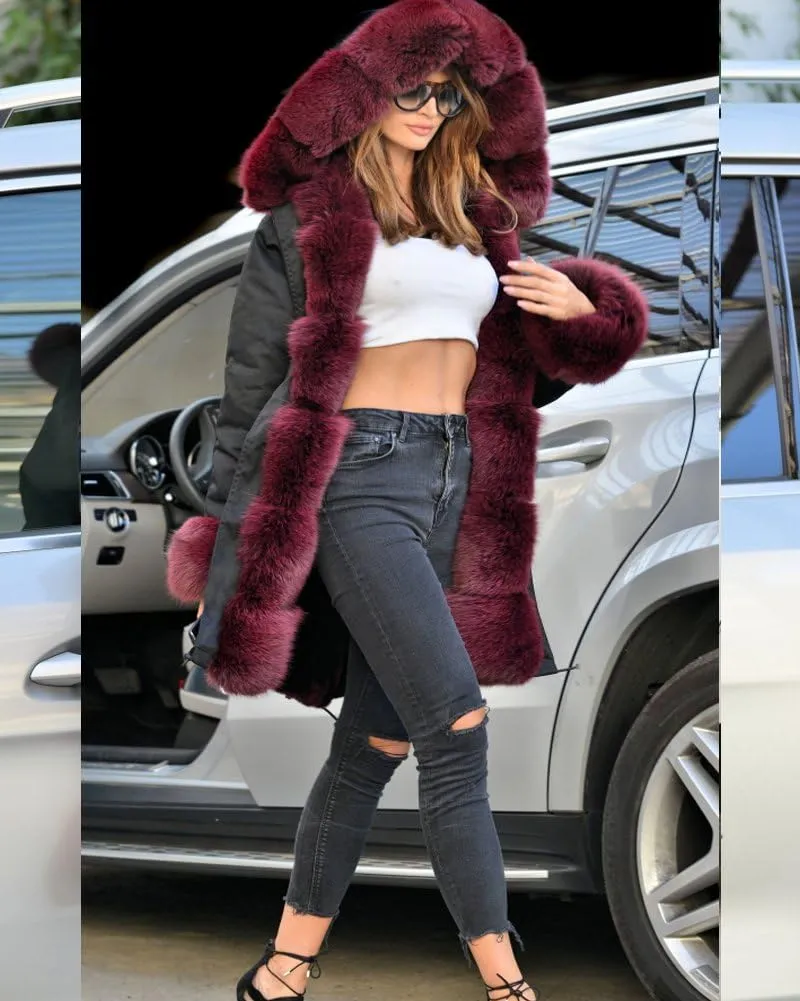 Aoxwomens Winter Coats for Women Puffer Jacket Lady Warm Thicken Long Parka Fall Spring Overcoat