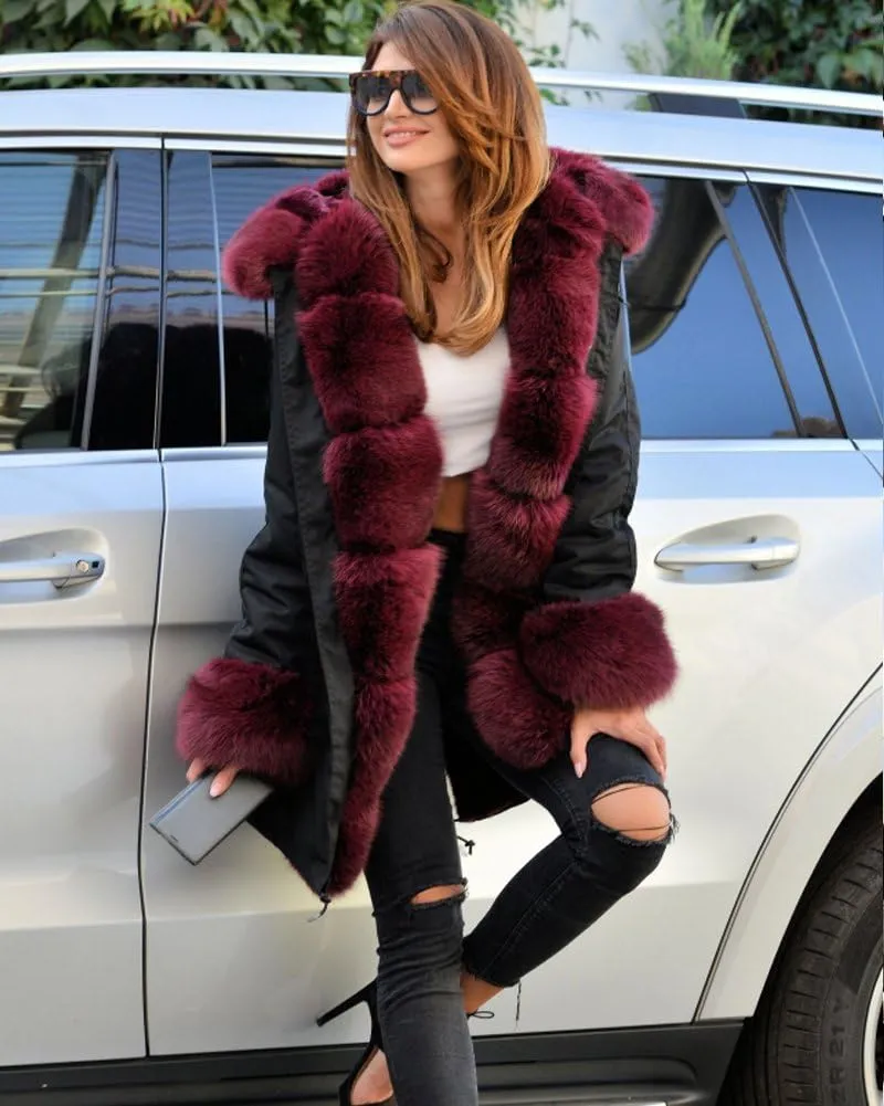Aoxwomens Winter Coats for Women Puffer Jacket Lady Warm Thicken Long Parka Fall Spring Overcoat