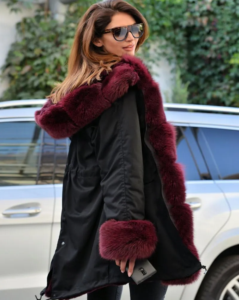 Aoxwomens Winter Coats for Women Puffer Jacket Lady Warm Thicken Long Parka Fall Spring Overcoat