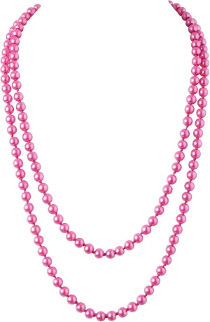BABEYOND Long Pearl Necklace Faux Pearls Necklace Set Beaded Long Pearls Necklace 1920s Gatsby Costume Jewelry