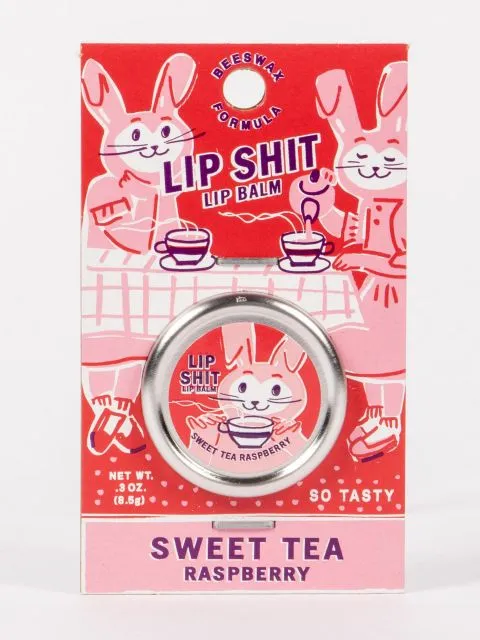 BlueQ Lip Shit Balm "Sweet Tea Raspberry"