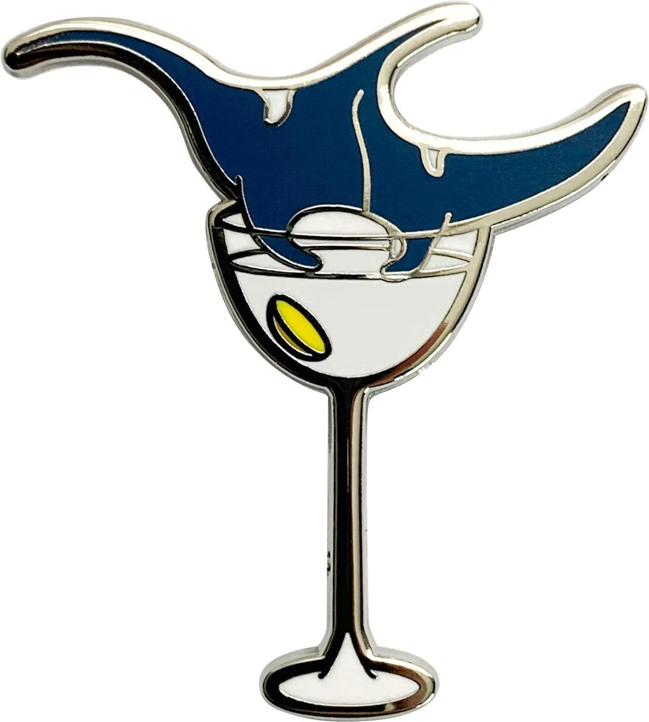 Cocktail Critters Hard Enamel Pins for Bartender Aprons, Jackets, Backpacks and Purses, Shirt and Suit Lapels, Kawaii Cute Badges Brooch Jewelry