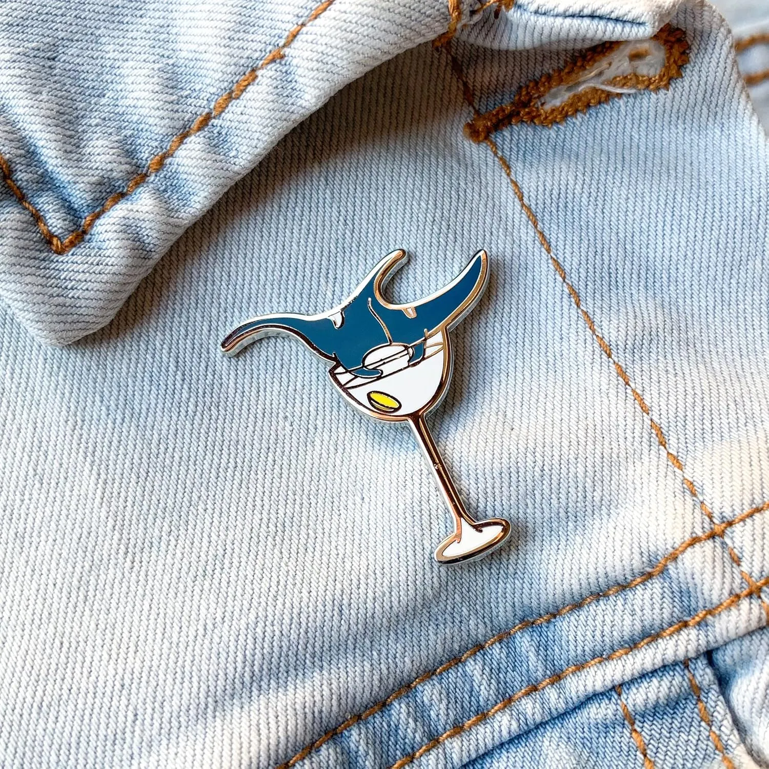 Cocktail Critters Hard Enamel Pins for Bartender Aprons, Jackets, Backpacks and Purses, Shirt and Suit Lapels, Kawaii Cute Badges Brooch Jewelry