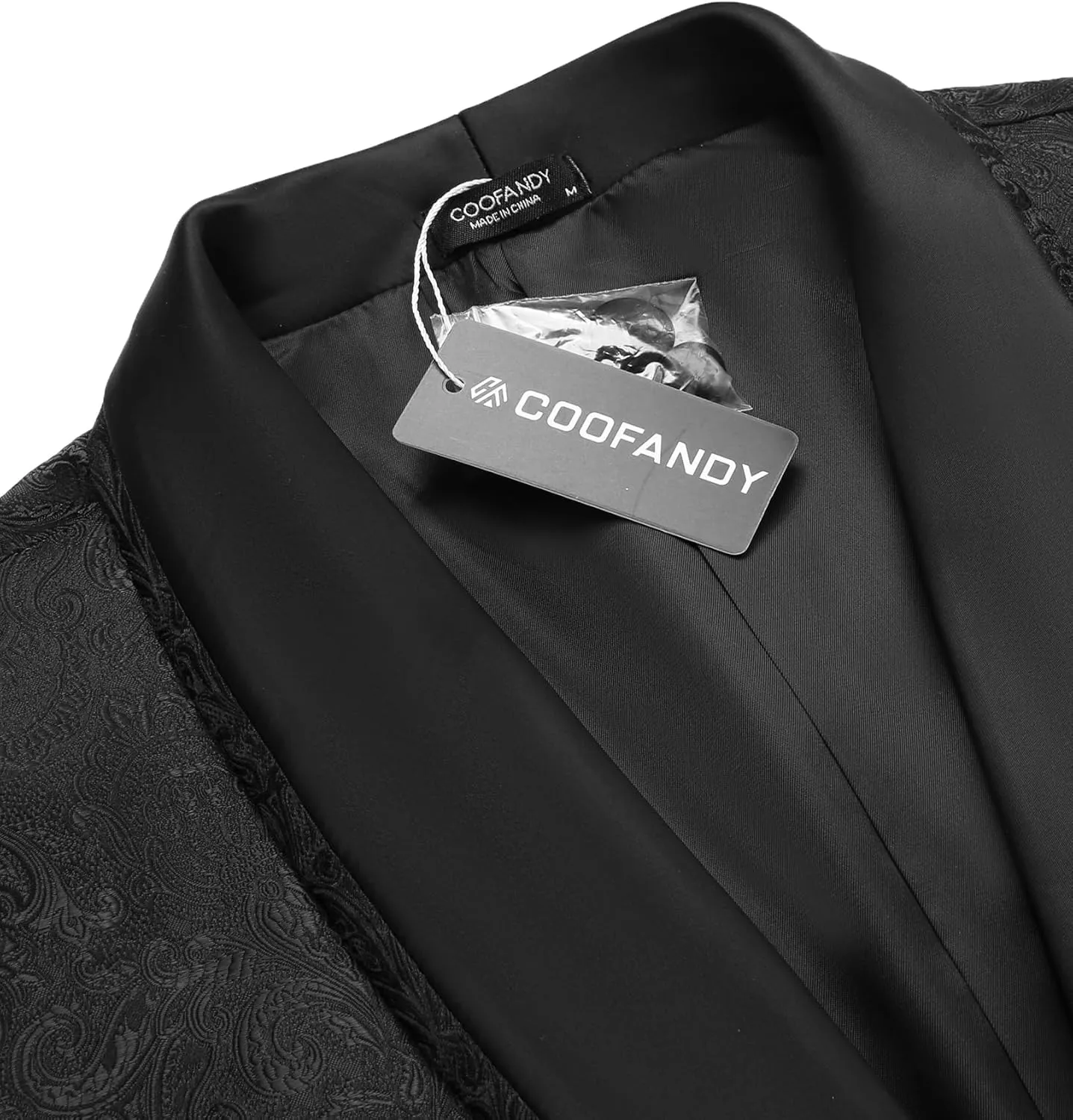 COOFANDY Men's Floral Tuxedo Suit Jacket Slim Fit Dinner Jacket Party Prom Wedding Blazer Jackets