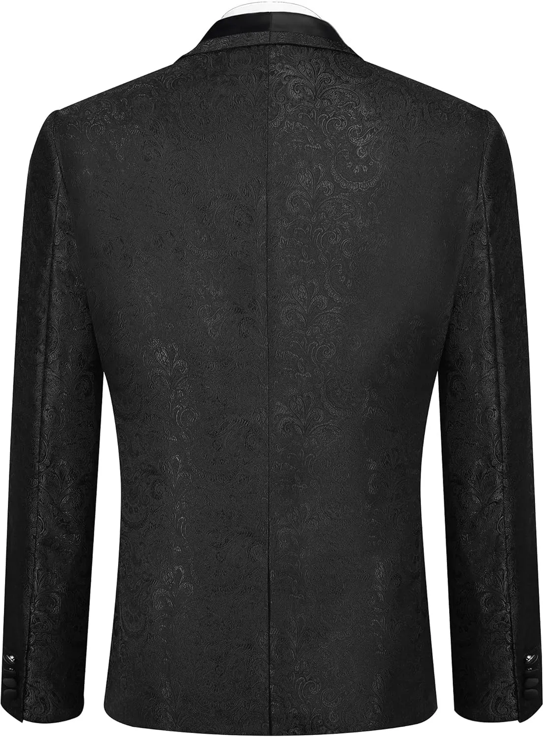 COOFANDY Men's Floral Tuxedo Suit Jacket Slim Fit Dinner Jacket Party Prom Wedding Blazer Jackets