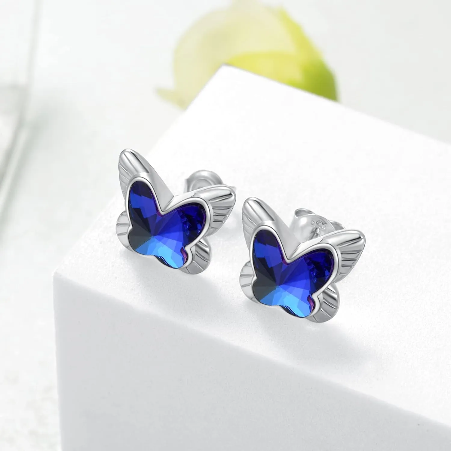 Elephant/Axolotl/Black Cat/Cow/Koala/Lion/Hedgehog/Mermaid/Panda/Fox/Butterfly Earrings for Women 925 Sterling Silver Animal Earrings Cute Animal Jewelry for Women