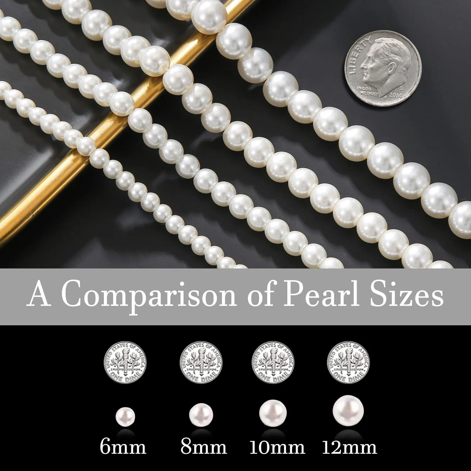 Firstmeet Pearl Long Necklace For Women Fashion Faux Pearl Vintage 60" Strand Wedding Jewelry for Women