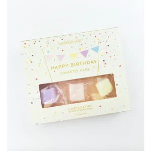 Harper & Ari Birthday Confetti Cake Sugar Cube Gift Set