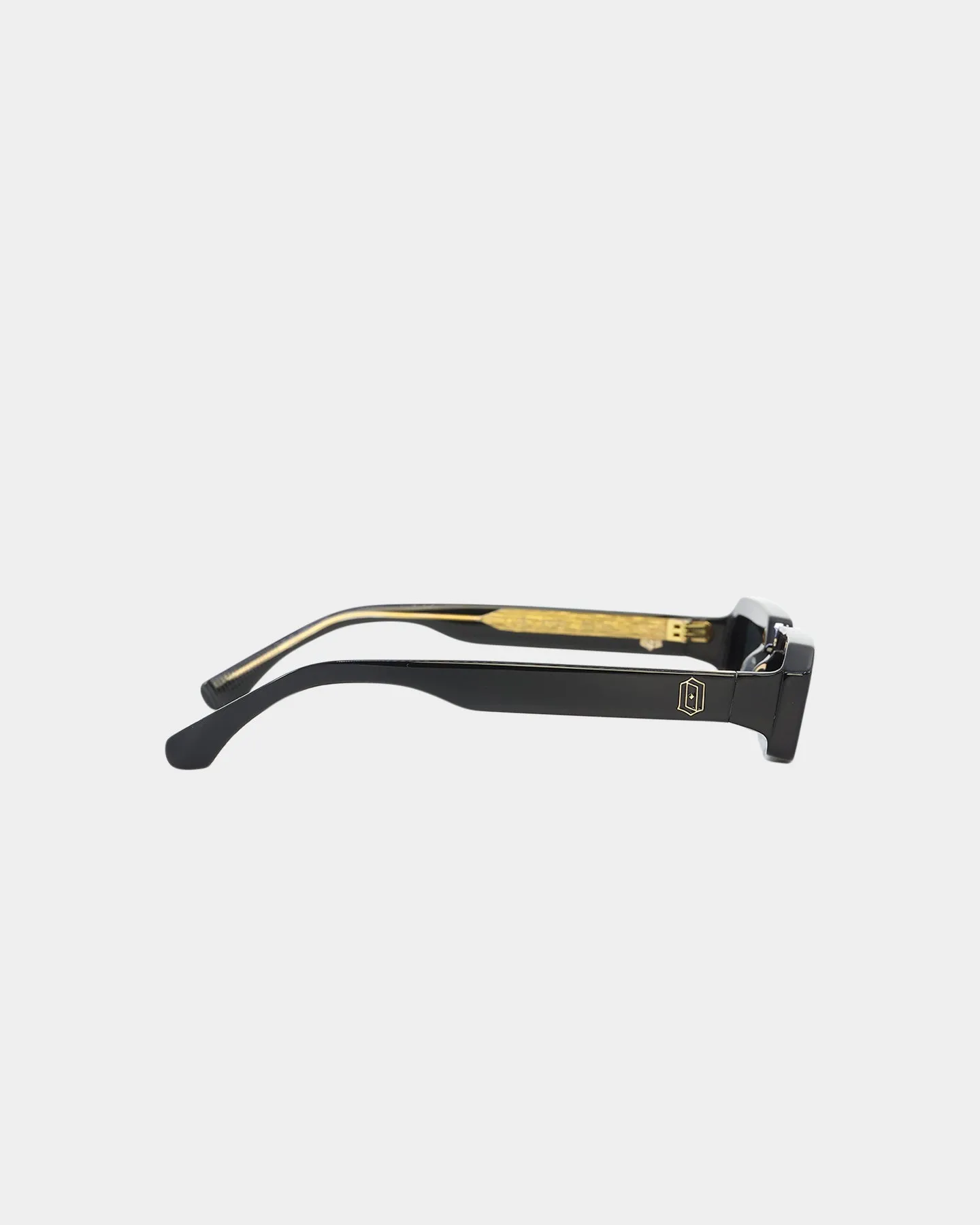 James Oro Black Ryder Sunglasses Black