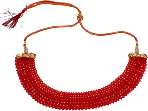 JewarHaat Crystal Choker Mat Design Multi Layered Traditional Indian Necklace Bollywood Ethnic Fashion Wedding Jewelry for Women