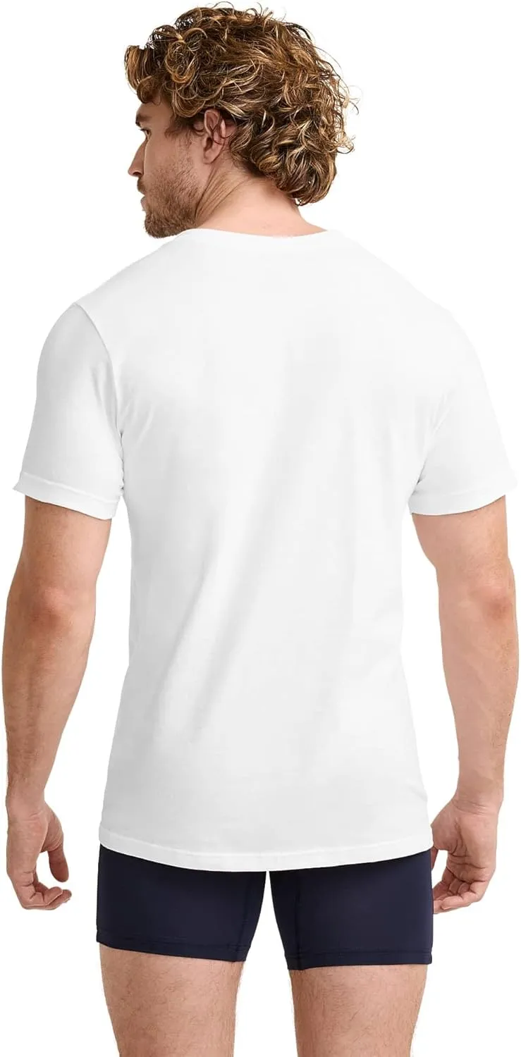 Jockey Men's Undershirt Tall Man Classic V-Neck Undershirt - 2 Pack