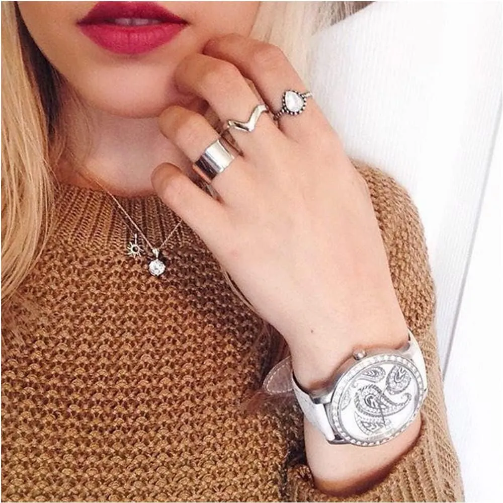 LANG XUAN Message Card Dainty Bead Layered Compass Pendant Necklace Friendship Sun Good Luck Elephant Pendant Chain Necklace for Women Best Gift