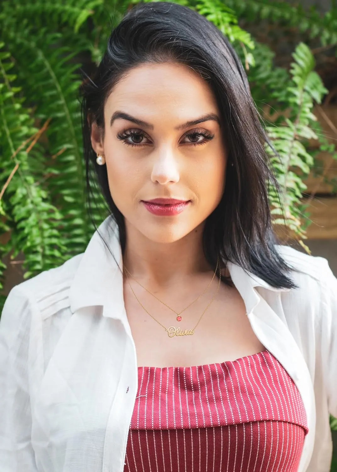 Layered Choker Name Necklace Personalized with Heart Infinity Birthstone Butterfly Cross, Custom Nameplate Pendant for Women