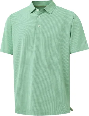 M MAELREG Mens Polo Shirts Short Sleeve Quick Dry Moisture Wicking Athletic Performance Jacquard Collared Golf Shirt for Men