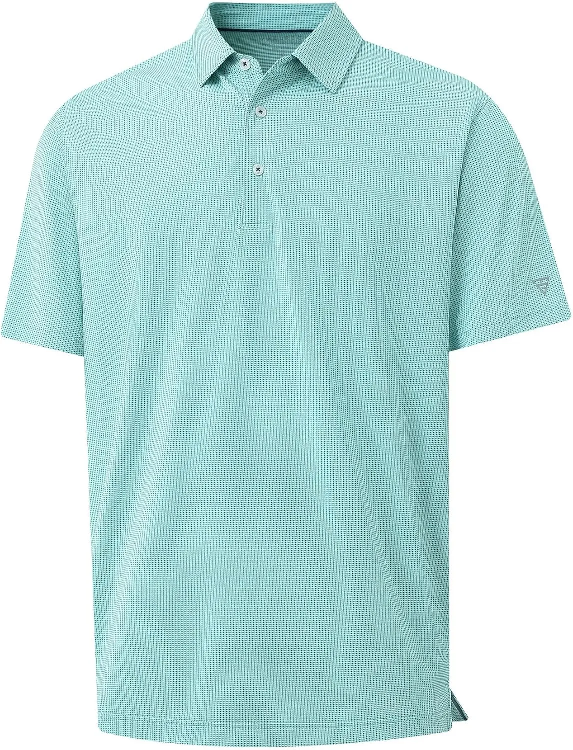 M MAELREG Mens Polo Shirts Short Sleeve Quick Dry Moisture Wicking Athletic Performance Jacquard Collared Golf Shirt for Men