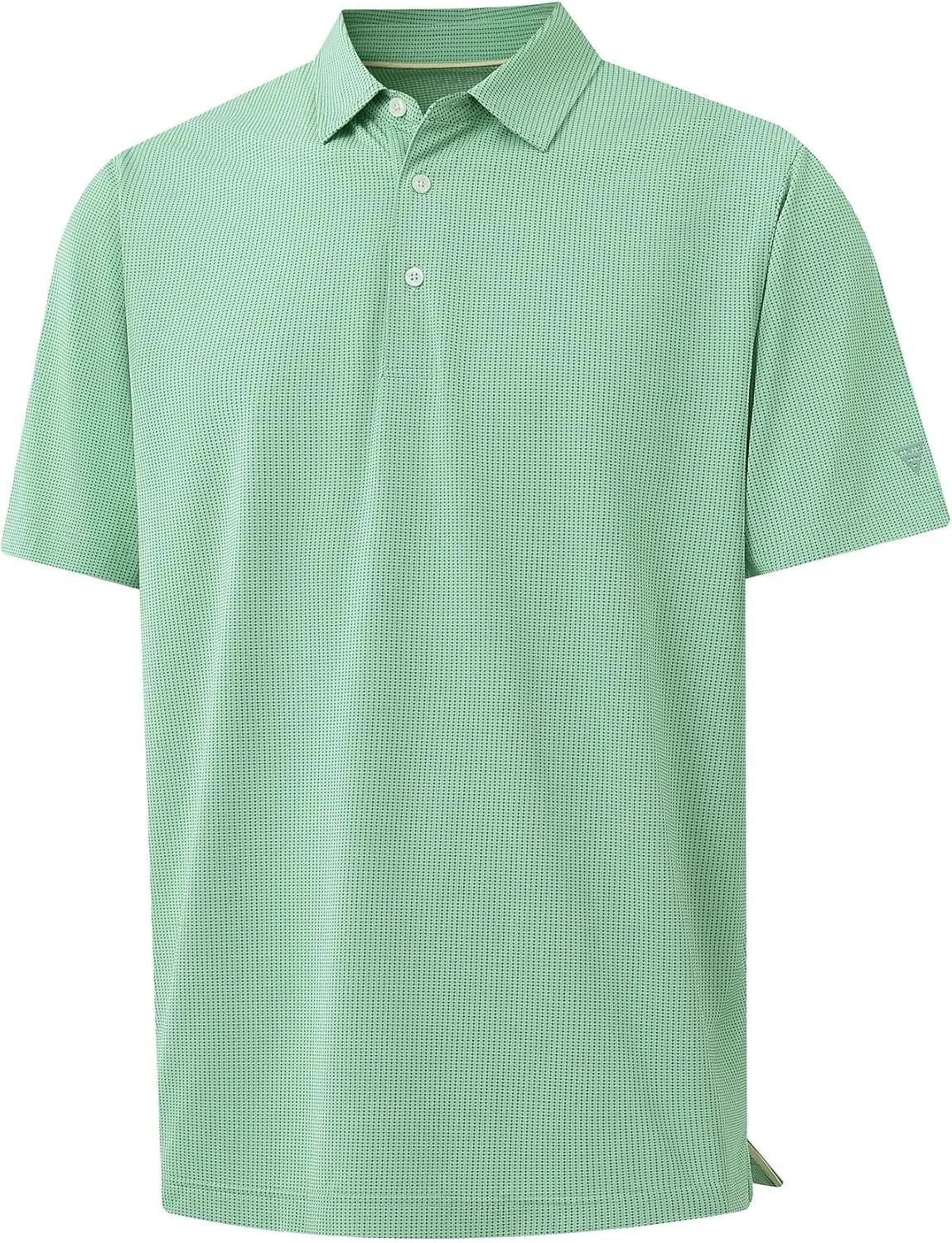 M MAELREG Mens Polo Shirts Short Sleeve Quick Dry Moisture Wicking Athletic Performance Jacquard Collared Golf Shirt for Men