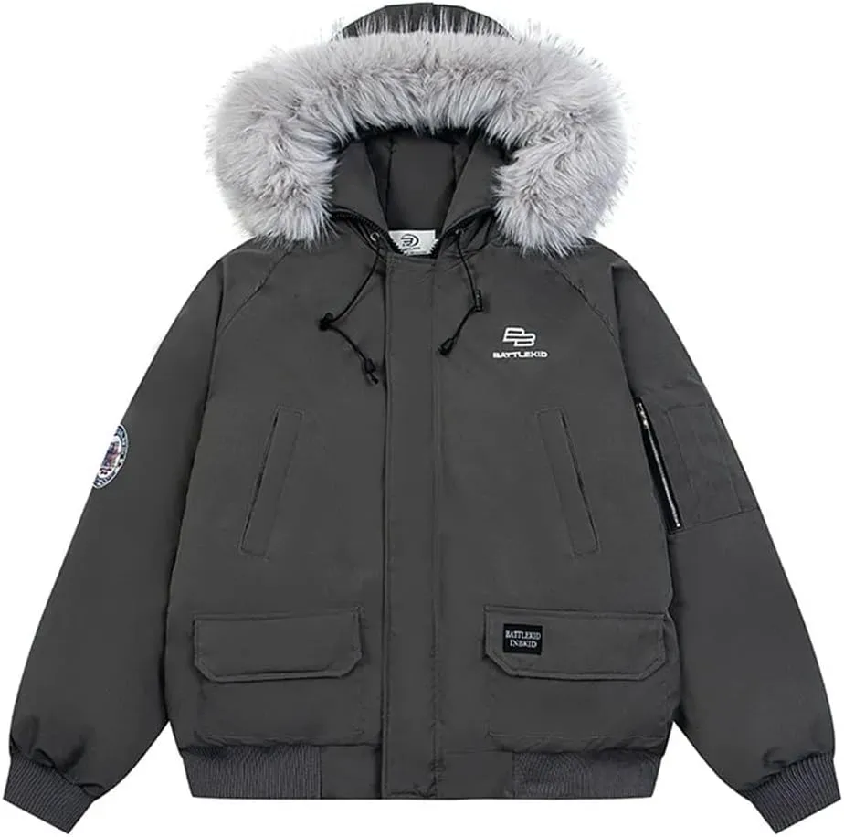 Men's Retro Feeling Loose Style Overcomes Winter Feeling Thickened Coat Cotton Padded Clothes