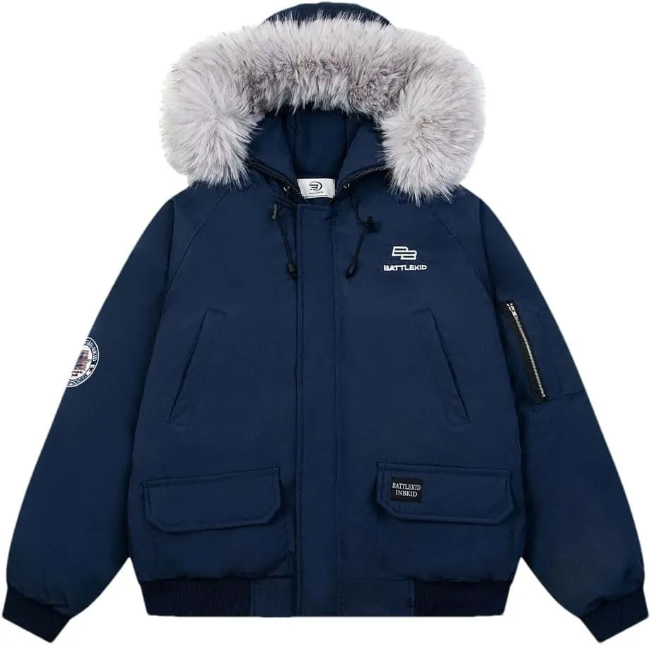 Men's Retro Feeling Loose Style Overcomes Winter Feeling Thickened Coat Cotton Padded Clothes