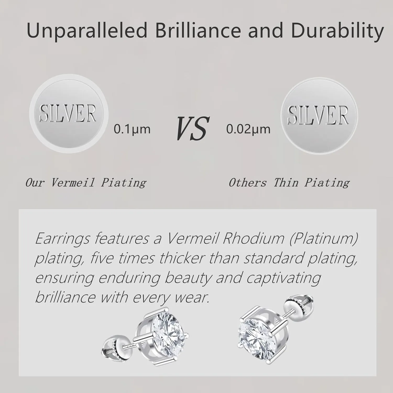 Moissanite Stud Earrings for Women Men 0.8CT-4Ct Jewelry Gift for Her Women Girlfriend, Anniversary Birthday Wedding Anniversay Gift for Wife Valentine Day Mothers Day Gifts, Christmas Gifts
