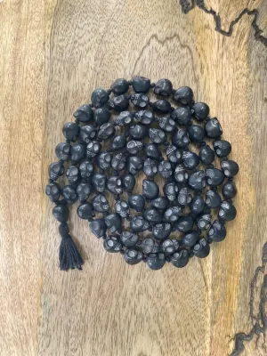Natural Skull Beads 13x11mm 108 Mala Beads, Spiritual, Meditation Beads, Reiki, Japa Mala, Buddhist Prayer Beads, Yoga Bracelet, healing beads LKMALA-RRGU-609
