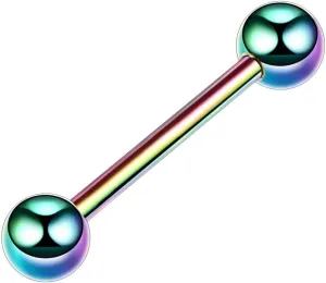 New 2026 Arrive Unisex 1Pc Stainless Steel Heart Shaped Tongue Ring Barbell Piercing Cute Bar Ear Tragus Studs Labret Body Jewelry Findings Fashion Trendy Accessories Creative Gift For Women And Men
