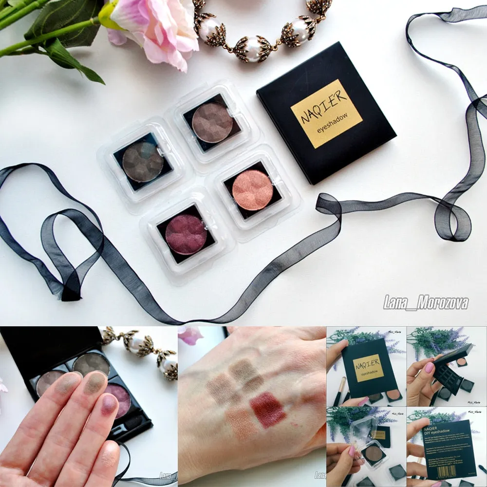 Nude matte glitter powder eye shadow
