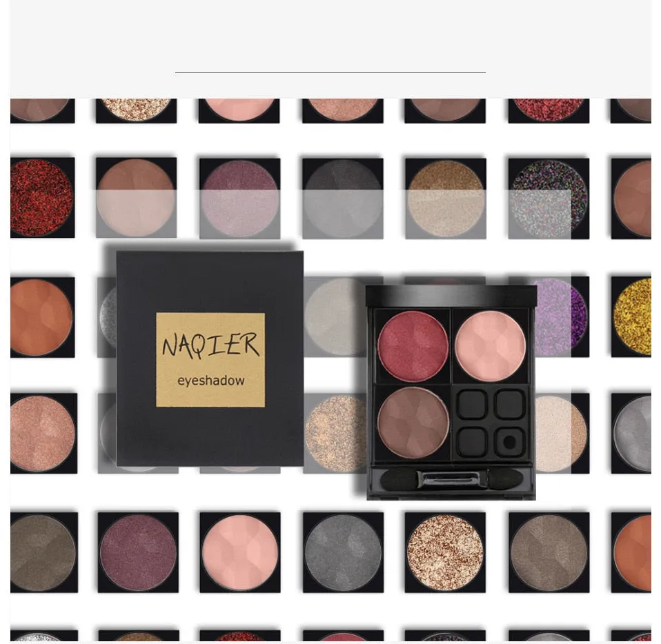 Nude matte glitter powder eye shadow