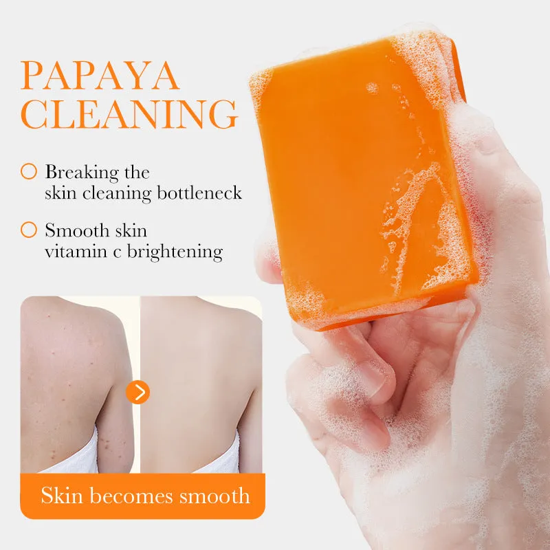 Papaya Vitamin C Whitening & Nourishing Handmade Soap - 100g
