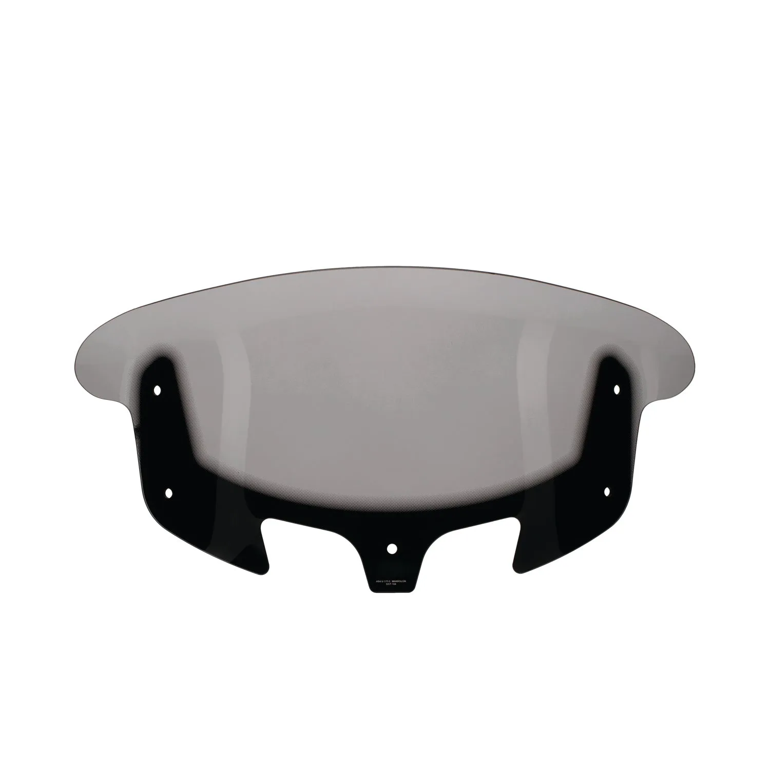 Polycarbonate 13.7 in. Flare Windshield -Tinted