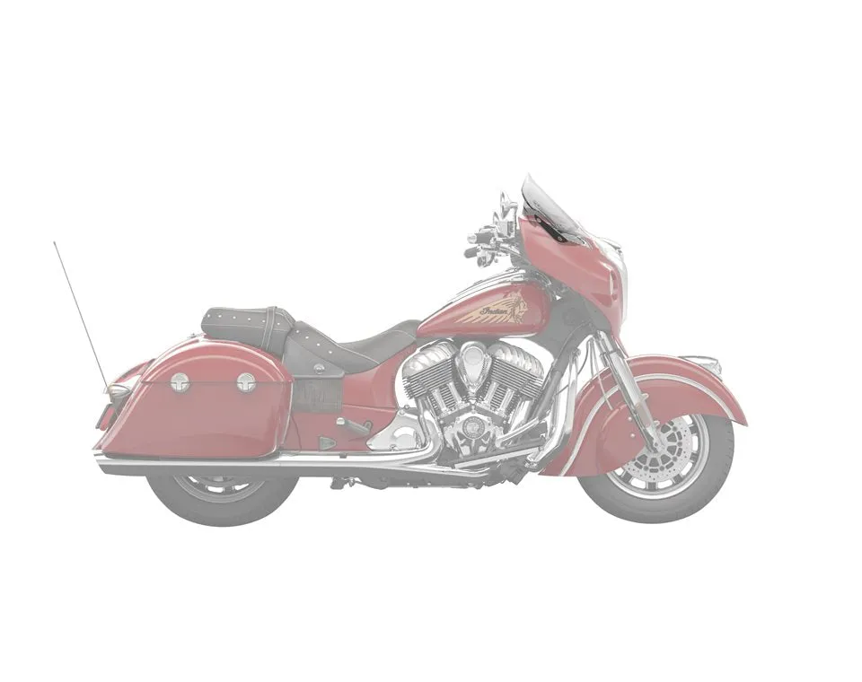 Polycarbonate 13.7 in. Flare Windshield -Tinted