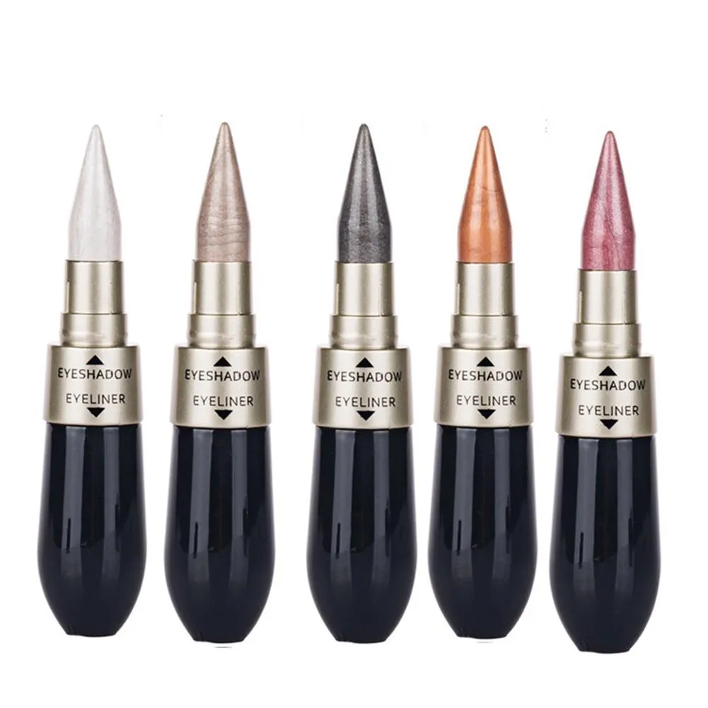 Professional 2 In 1 Eye Makeup Kit Waterproof Long Lasting Shimmer Shine Eye Shadow Sticker