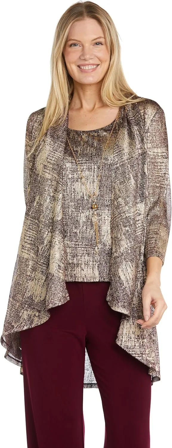 R&M Richards Womens 3PC Special Occasion Pant Outfit