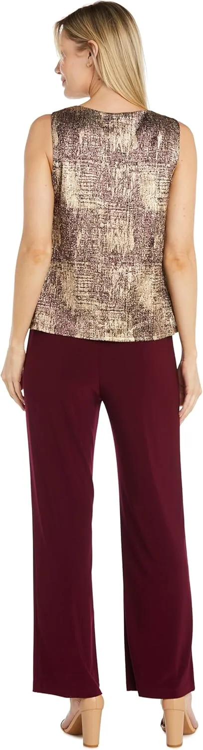 R&M Richards Womens 3PC Special Occasion Pant Outfit