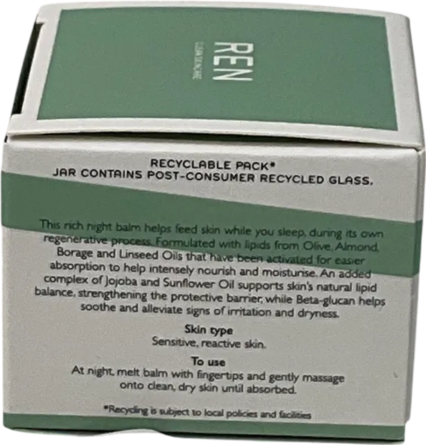 REN Evercalm Overnight Recovery Balm 15ml