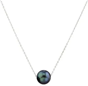 Single Floating Pearl Genuine Freshwater Cultured 10-11mm Pendant Necklace for Women 17"