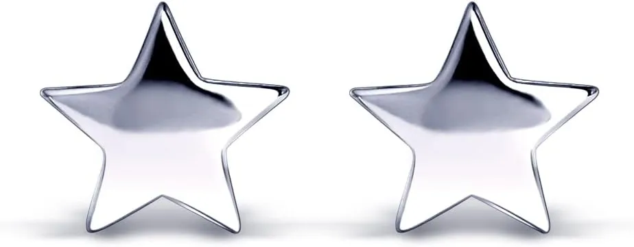 Star Earrings Star Stud Earring 925 Sterling Silver Tiny Star Earrings