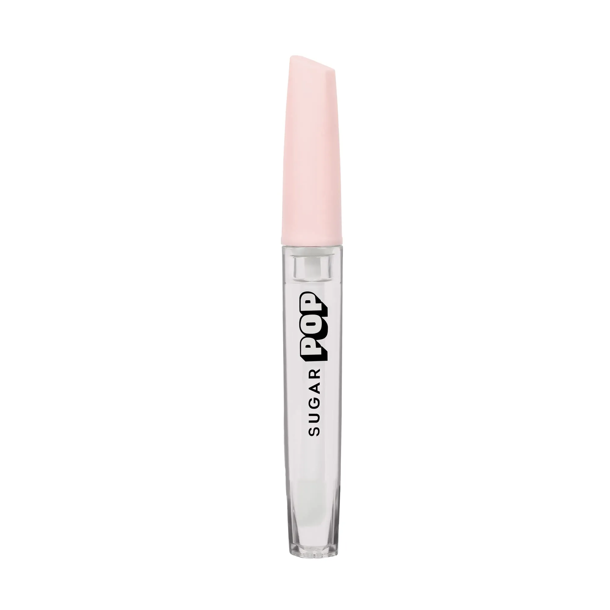 SUGAR POP High Shine Lip Gloss - 01 Marshmallow (Clear) Lip Plumping Gloss For Soft & Dewy Lips & SUGAR POP Nourishing Lip Balm Combo