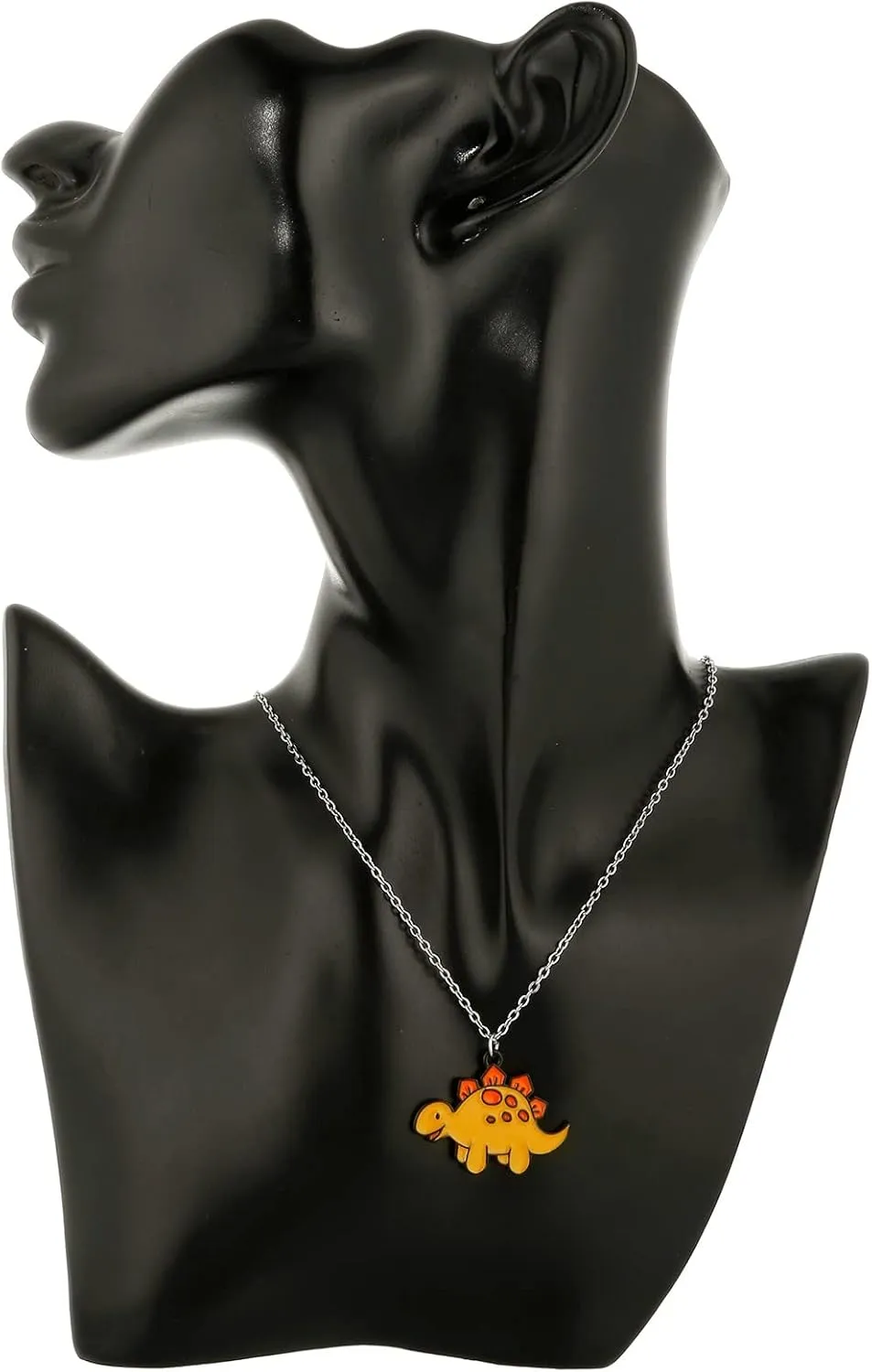 T-Rex Dinosaur Necklace, Stegosaurus Charm Necklace Dinosaur Jewelry Cute Animal Jewelry