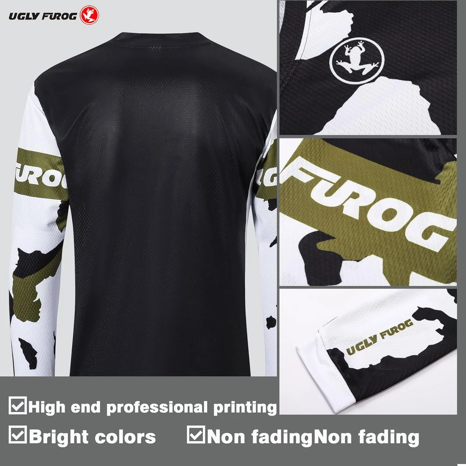 UGLY FROG Bike Wear Long Sleeve Men's Classic Fashion Cycling Downhill Jersey Sportswear Clothing