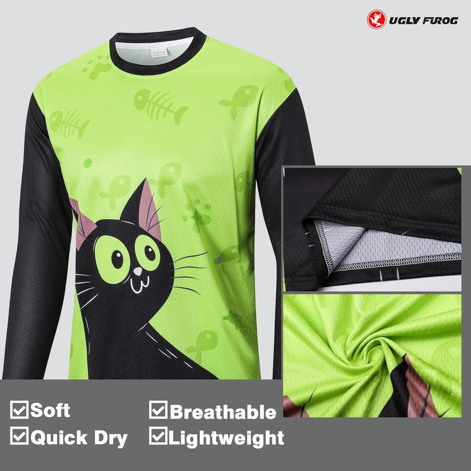 UGLY FROG Bike Wear Long Sleeve Men's Classic Fashion Cycling Downhill Jersey Sportswear Clothing